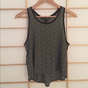 Polka Dot High Low Tank